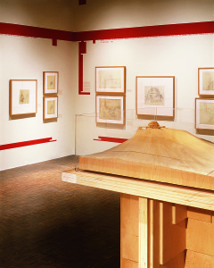 George Ranalli Architect exhibition design for "Frank Lloyd Wright : Designs for an American Landscape, 1922–1932."